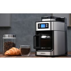Кофеварка Ardesto YCM-D1200 (Black/Polished Steel) Thumb
