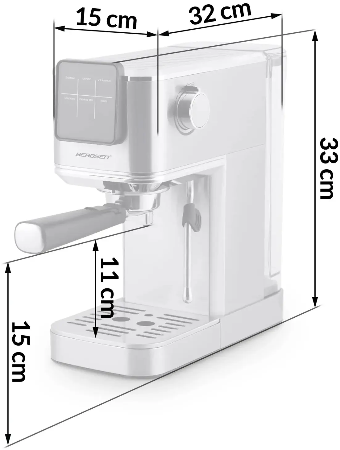 Кофемашина Berdsen BD-770 377000 (Silver) - 3