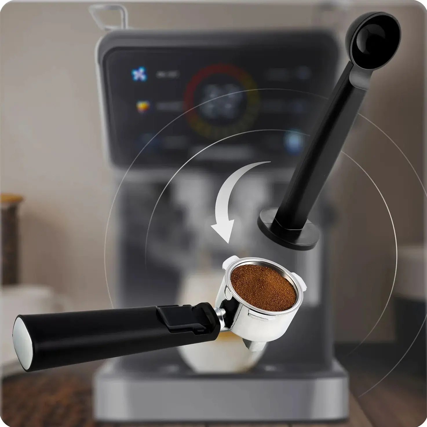 Aparat de cafea Berdsen BD-771 377100 (Black/Silver) - 12
