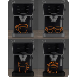 Aparat de cafea Berdsen BD-771 377100 (Black/Silver) Thumb