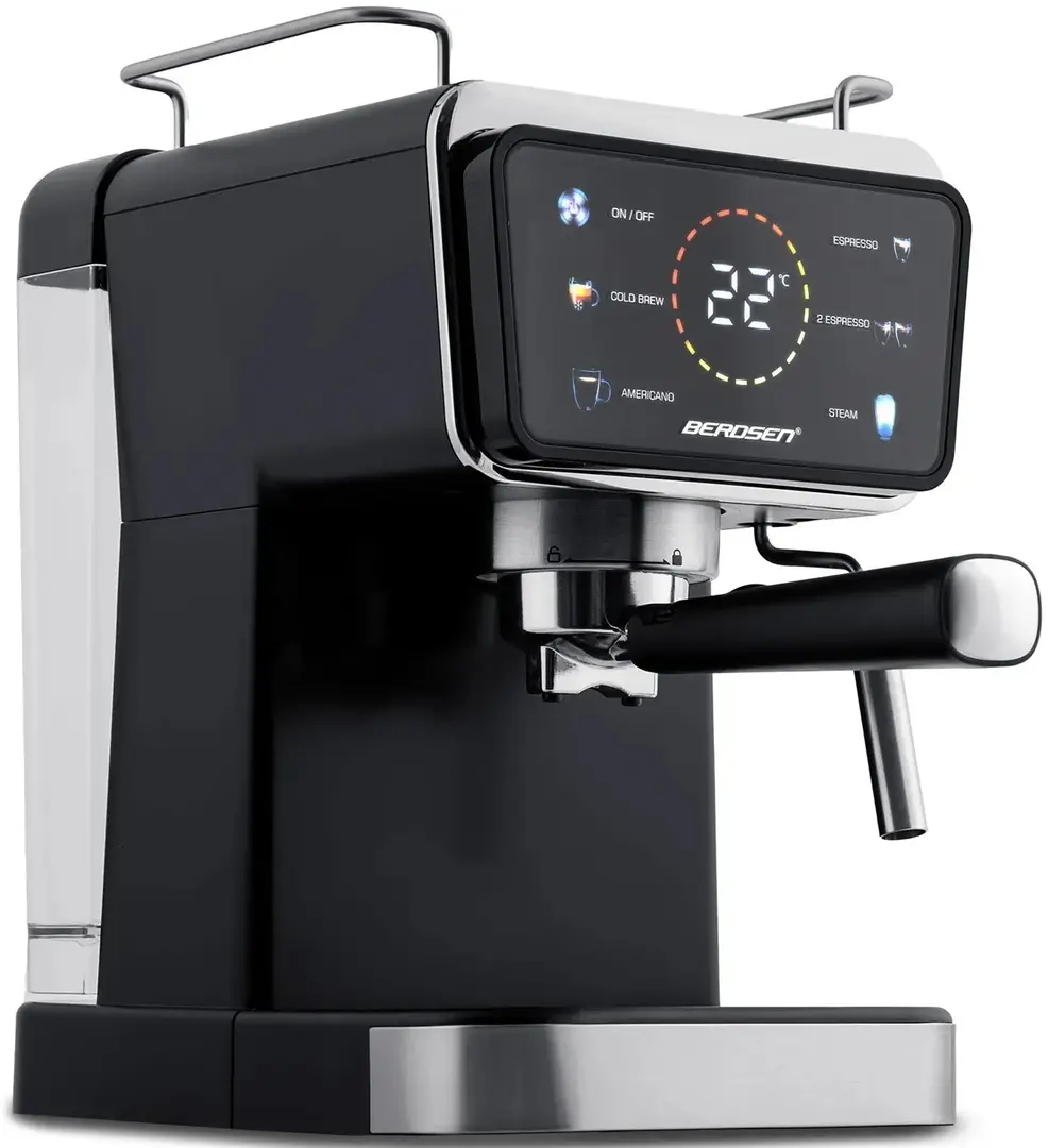 Aparat de cafea Berdsen BD-771 377100 (Black/Silver)