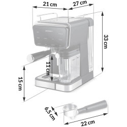 Кофемашина Berdsen BD-773 377300 (Black/Inox) Thumb