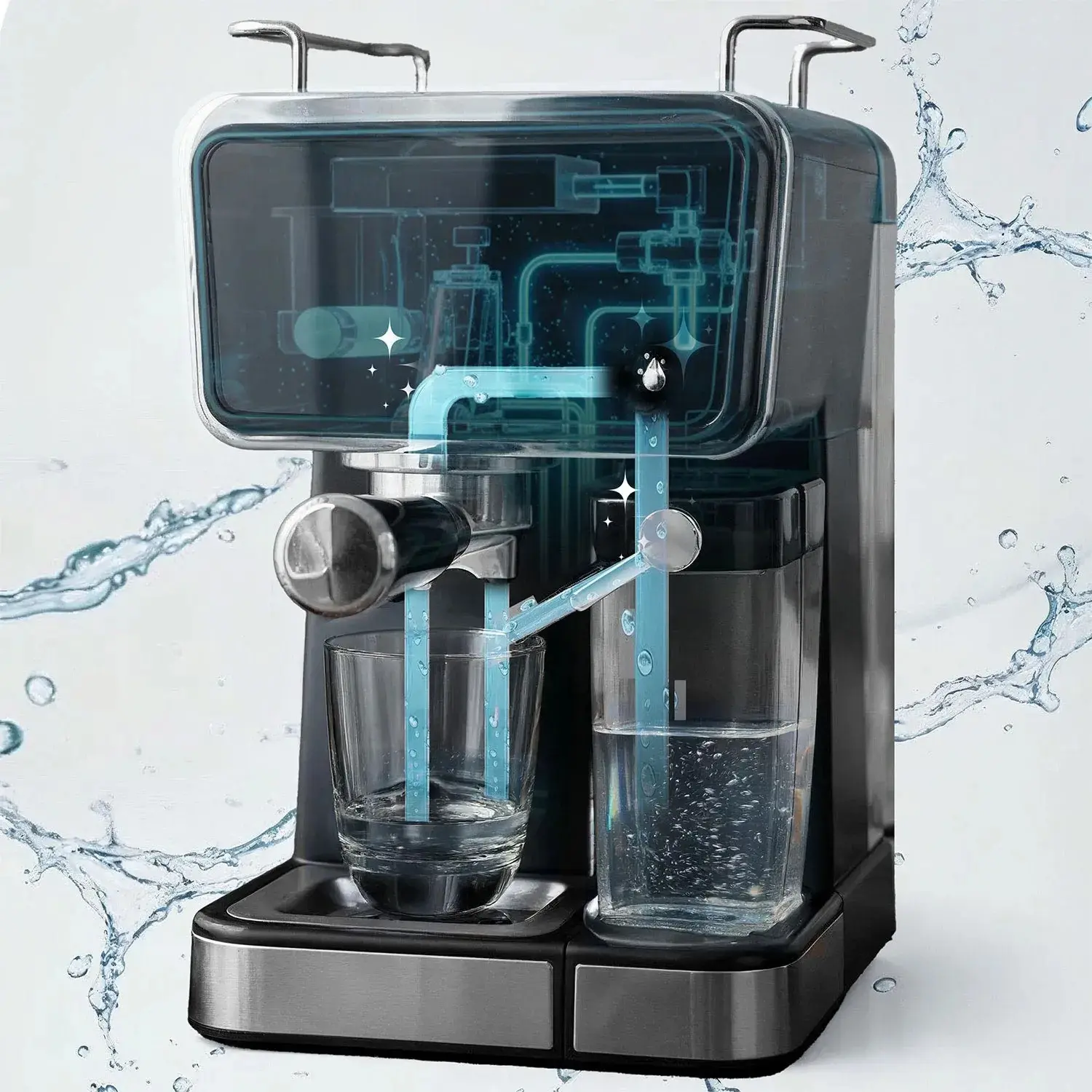Кофемашина Berdsen BD-773 377300 (Black/Inox) - 11