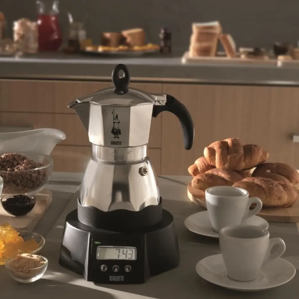 Кофеварка Bialetti EAsy Timer 6 (Silver/Black) - 3