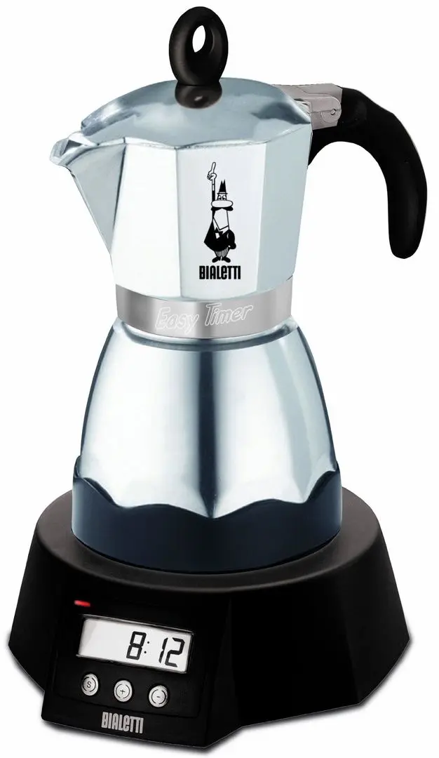 Кофеварка Bialetti EAsy Timer 6 (Silver/Black)