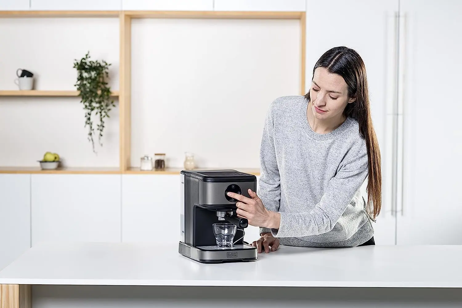Aparat de facut cafea Black&Decker BXCO850E (Black/Inox) - 2
