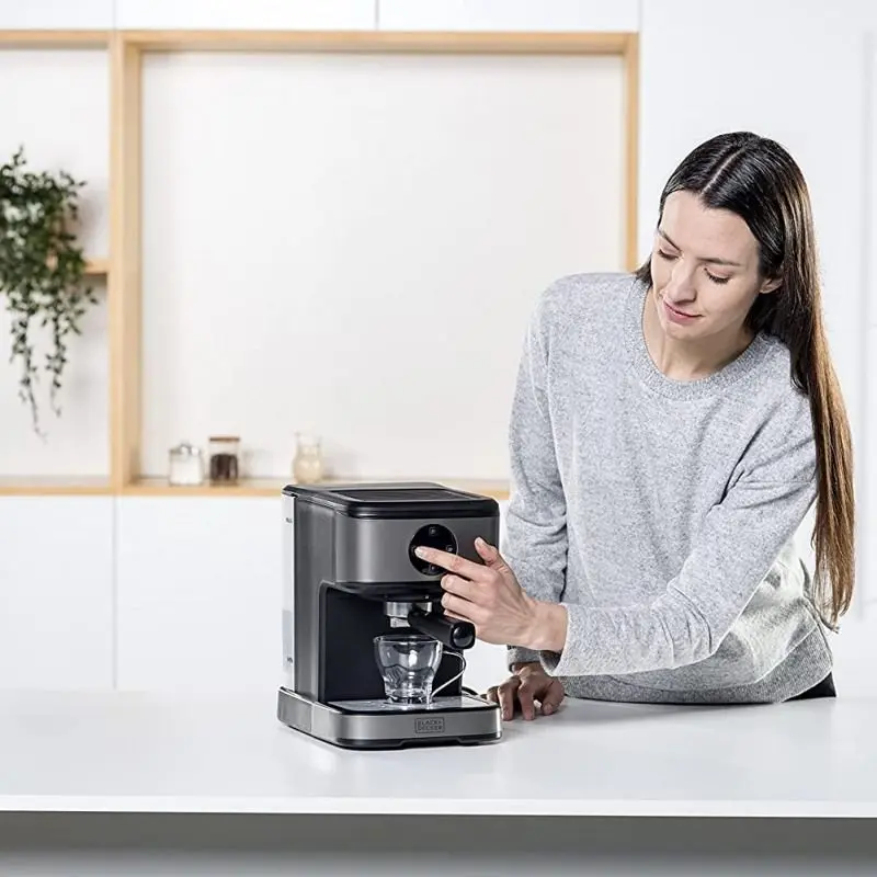 Aparat de facut cafea Black&Decker BXCO850E (Inox/Black) - 4