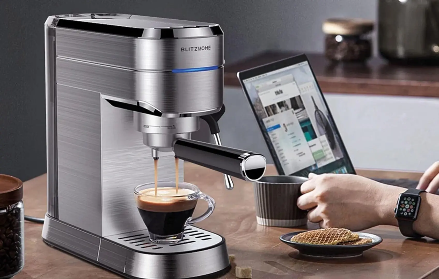 Aparat de cafea Blitzwolf BW-CM1503 (Silver) - 5