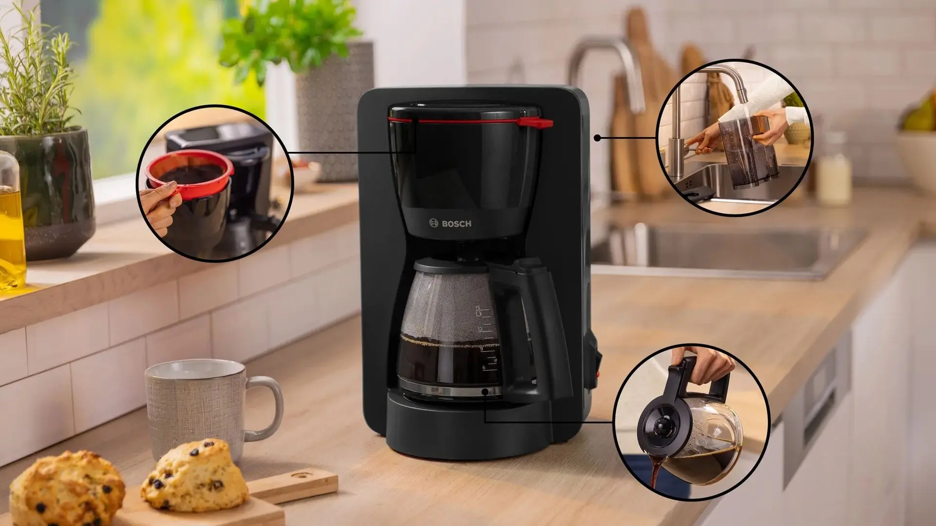 Cafetiera Bosch MyMoment TKA2M113 (Black)