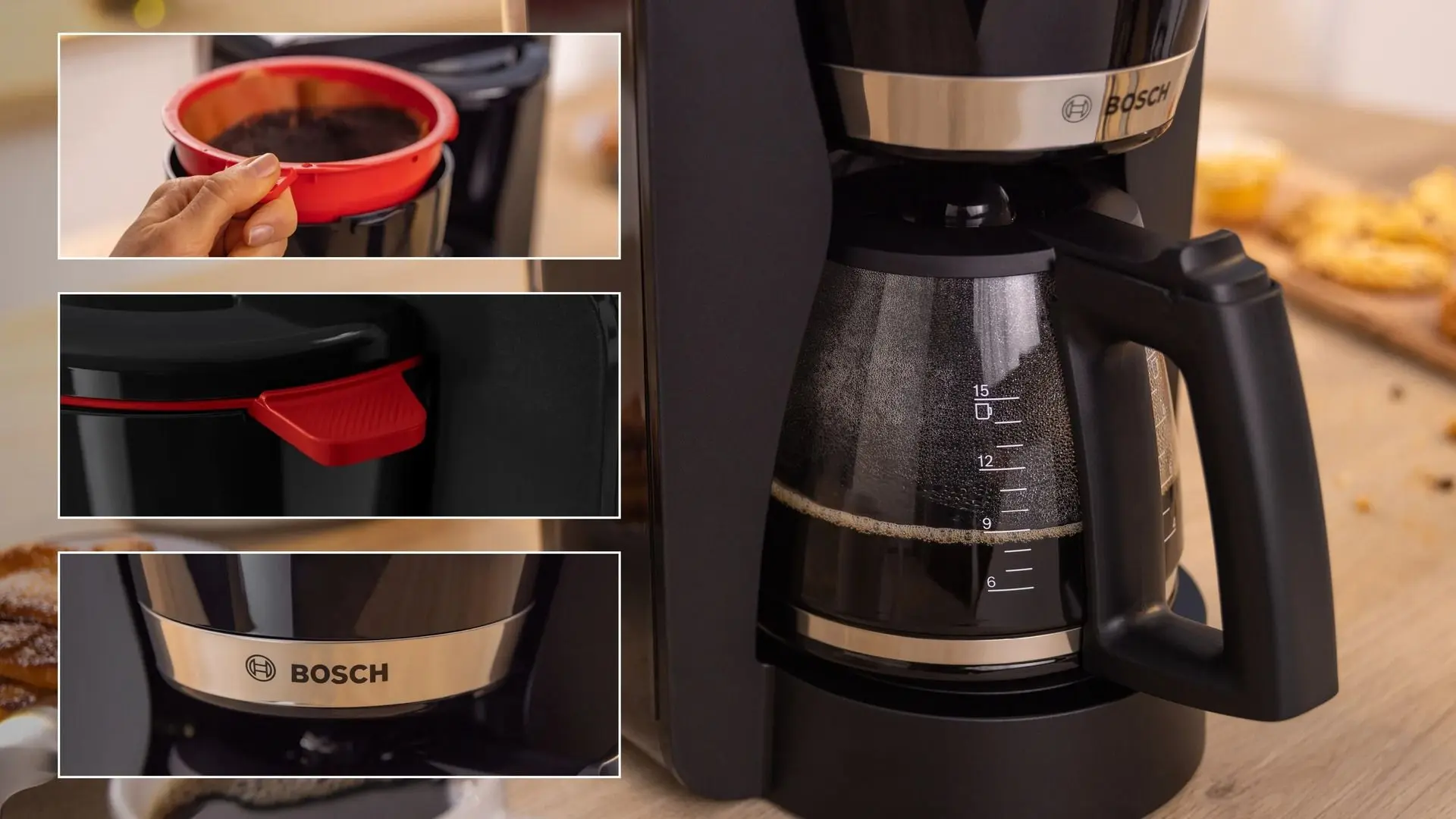 Кофеварка Bosch TKA4M233 (Black) - 3