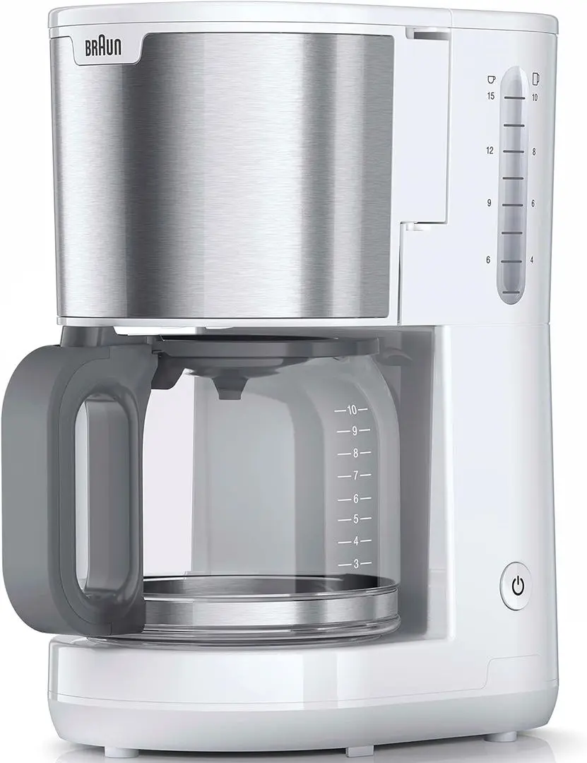 Cafetiera Braun PurShine KF 1500 (White/Inox)