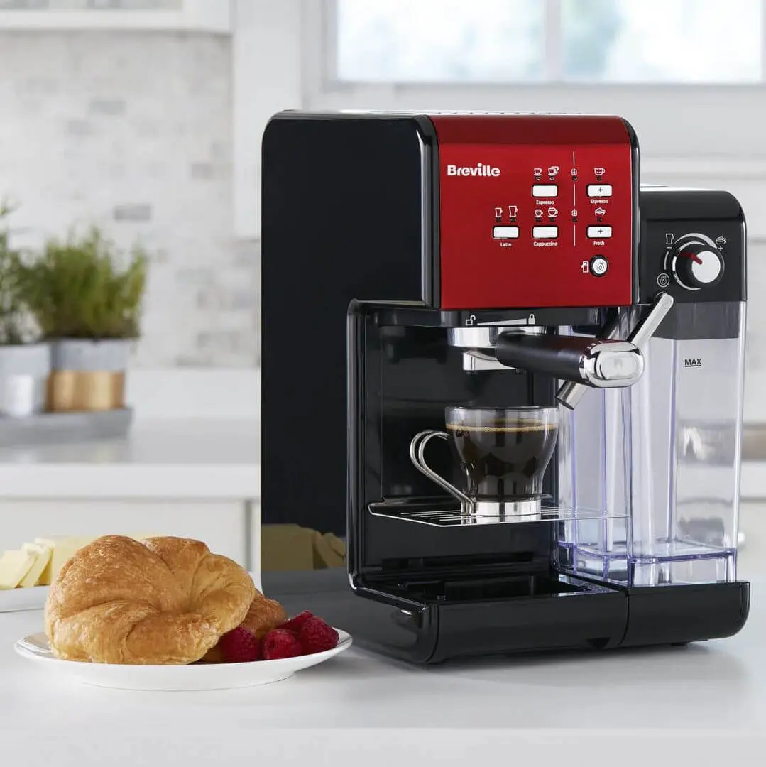 Кофемашина Breville Prima Late II VCF109X (Red) - 3