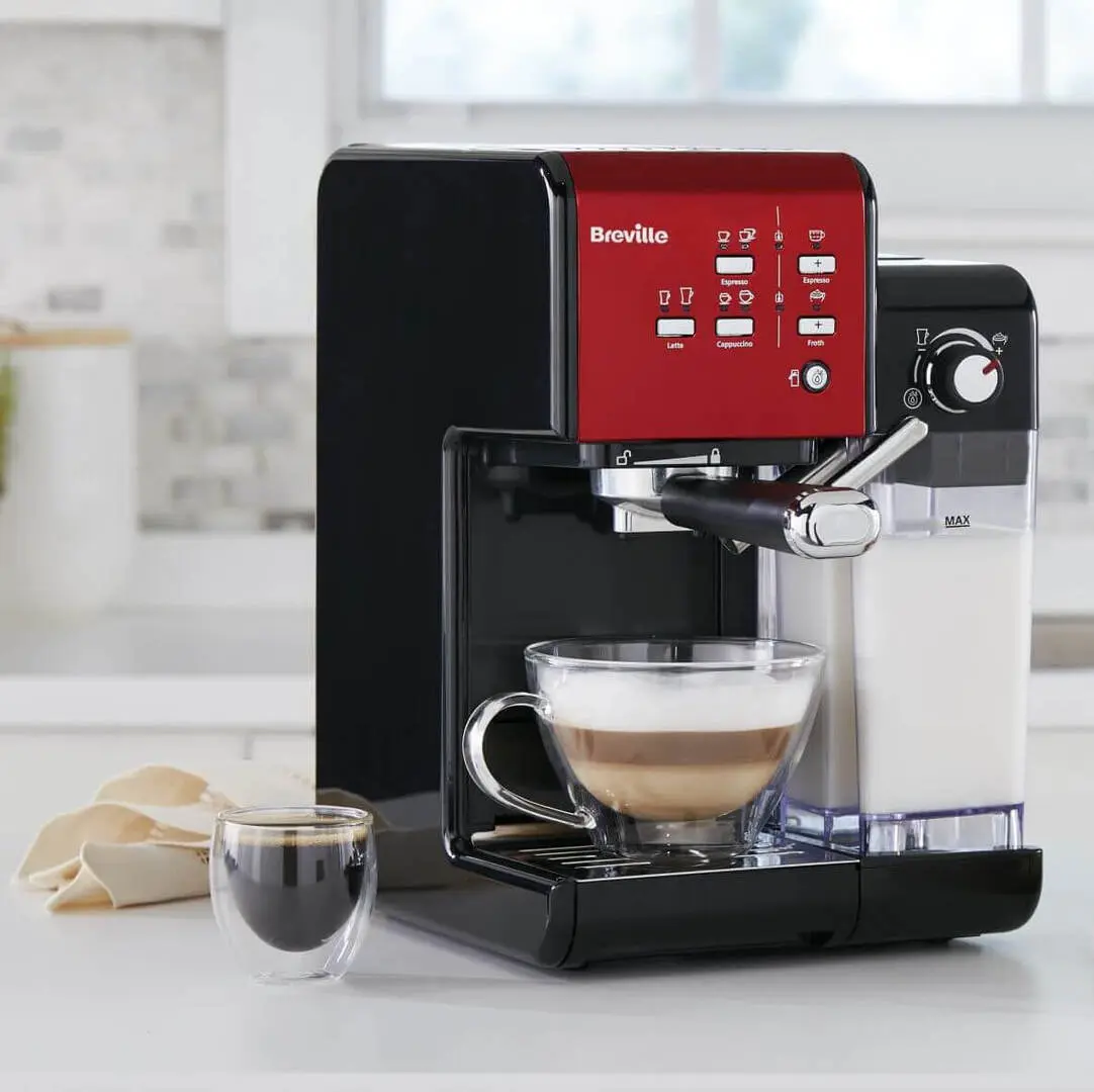 Кофемашина Breville Prima Late II VCF109X (Red) - 2