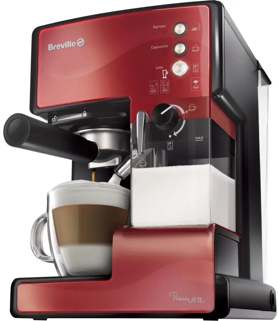 Aparat de facut cafea Breville Prima Latte VCF046X-DIM (Red)