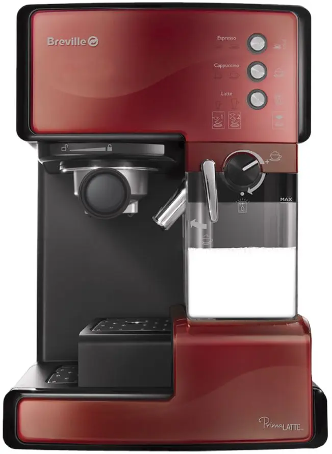 Aparat de facut cafea Breville Prima Latte VCF046X-DIM (Red)