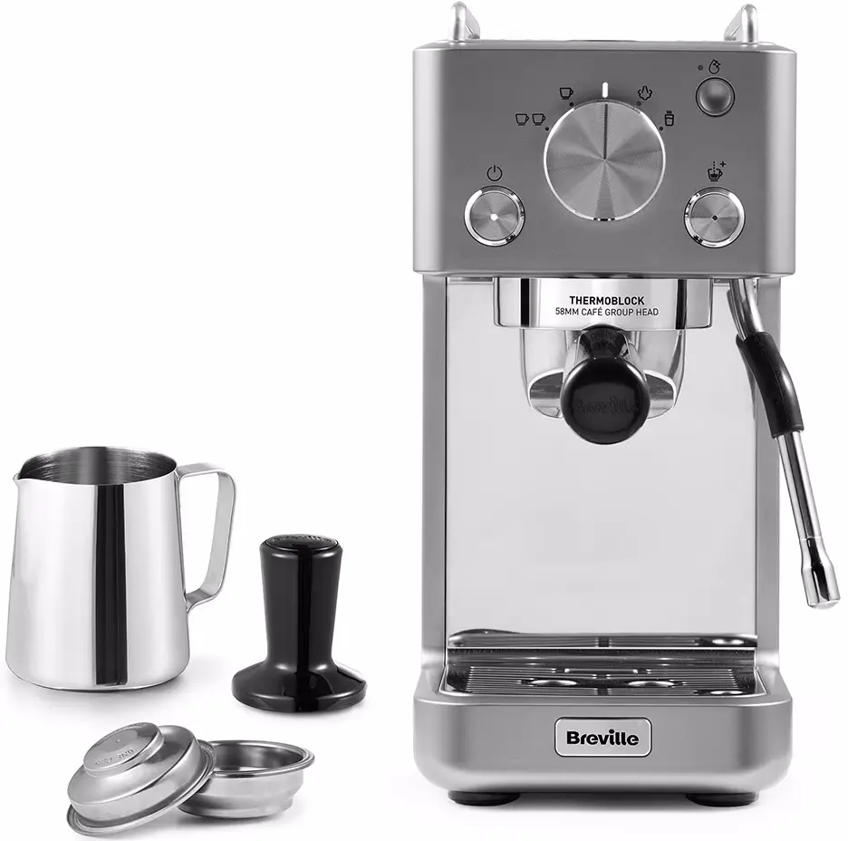 Кофемашина Breville Slimline Barista VCF185X-01 (Inox) - 6