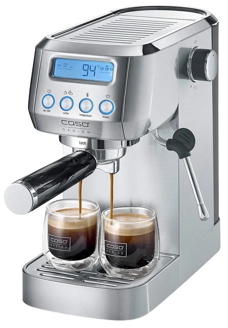 Кофемашина Caso Espresso Gourmet Crema (Silver)