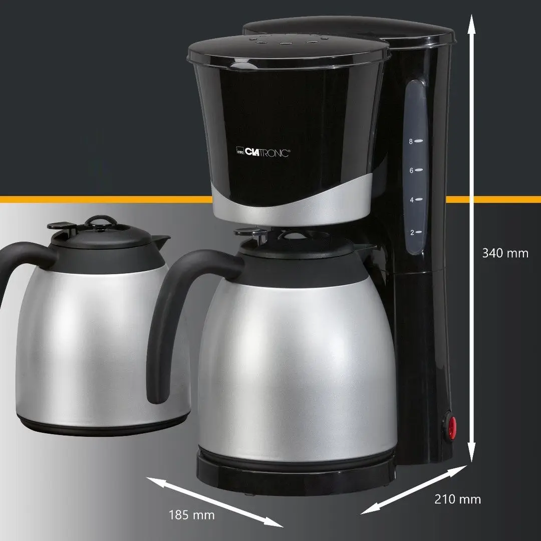 Cafetiera Clatronic KA 3328 (Black) - 2