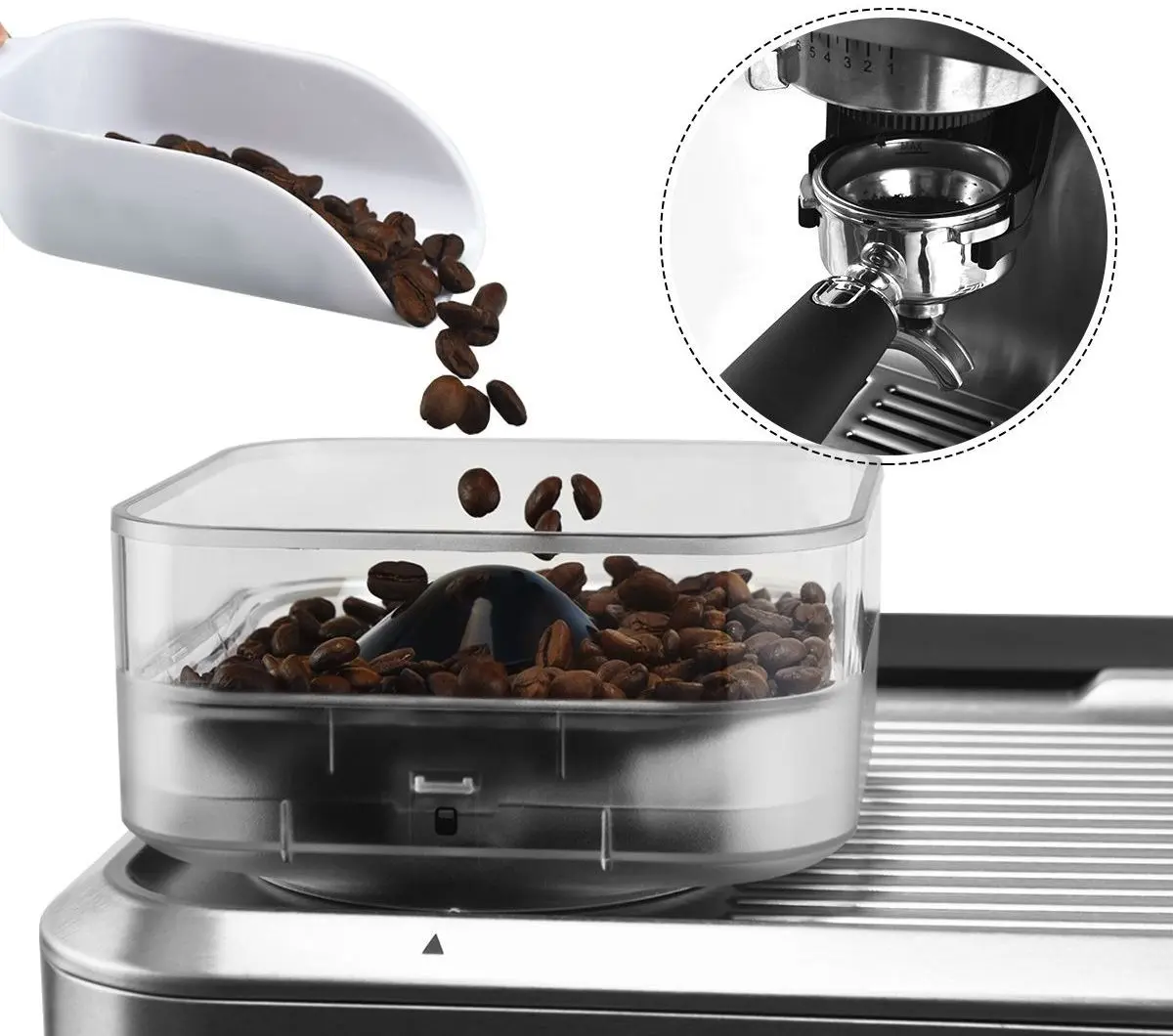 Кофеварка Costway EP24558DE (Silver) - 4