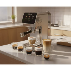 Кофемашина Daewoo SDA DCME1350 (Silver) Thumb