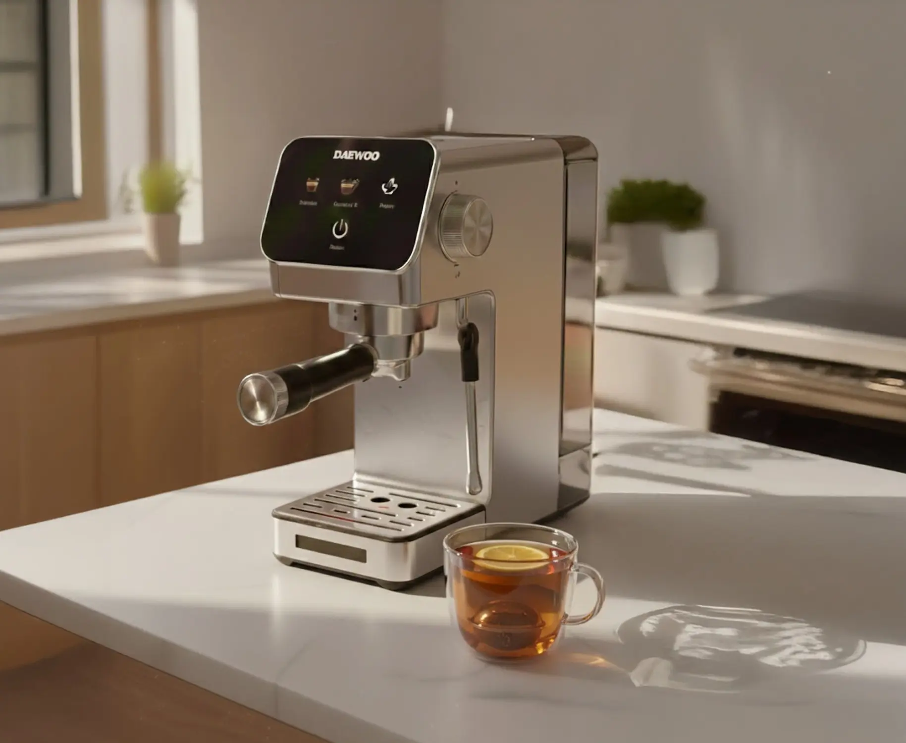 Кофемашина Daewoo SDA DCME1350 (Silver) - 6