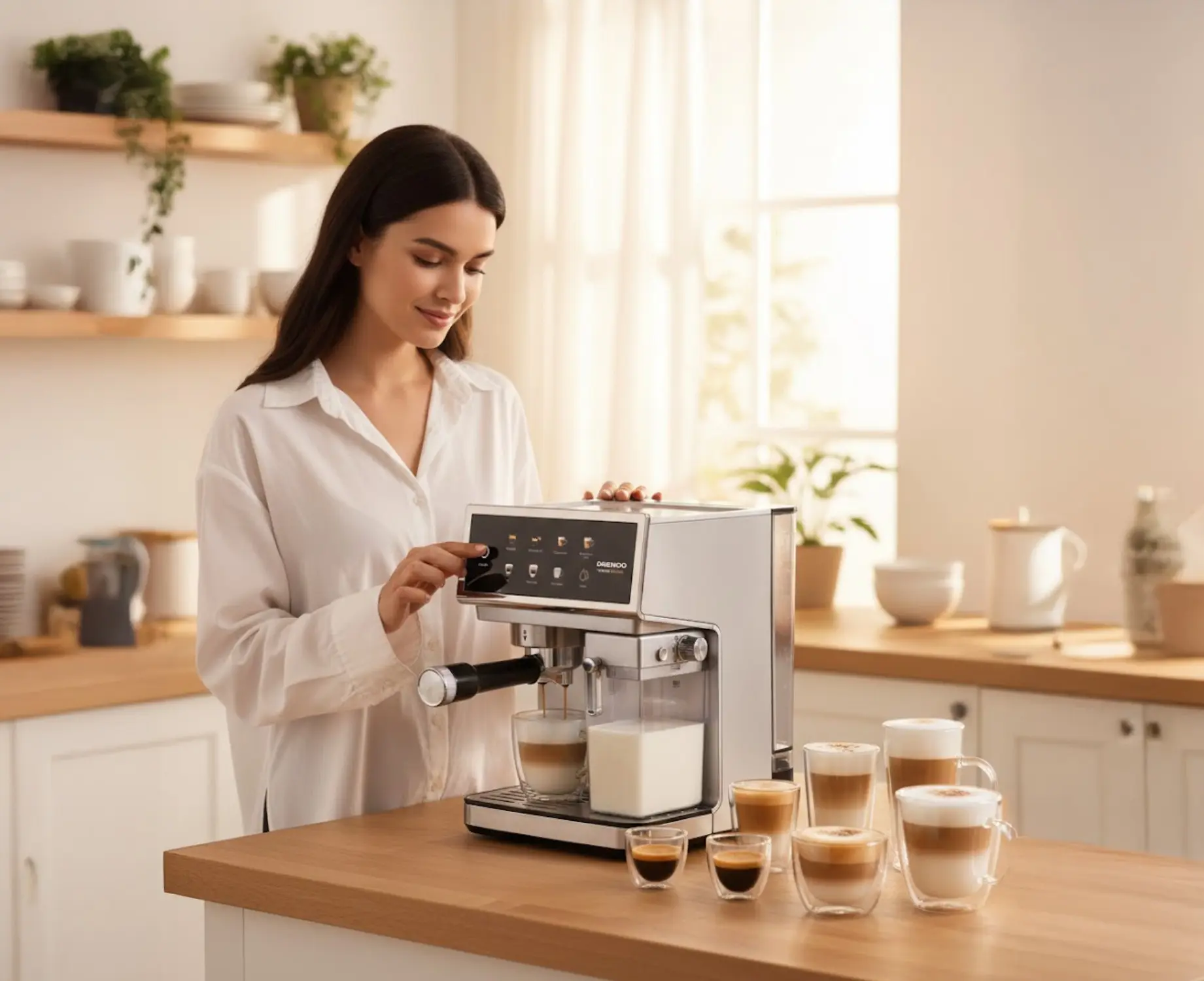 Кофемашина Daewoo SDA DCMM1350 (Silver) - 4