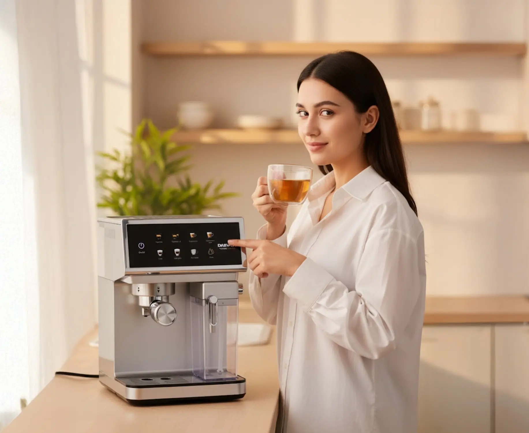 Кофемашина Daewoo SDA DCMM1350 (Silver) - 5