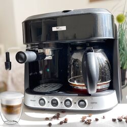 Набор для кофе DelCaffe 3in1 Coffe Shot + DelCaffe Grind Master (Black/Inox) Thumb