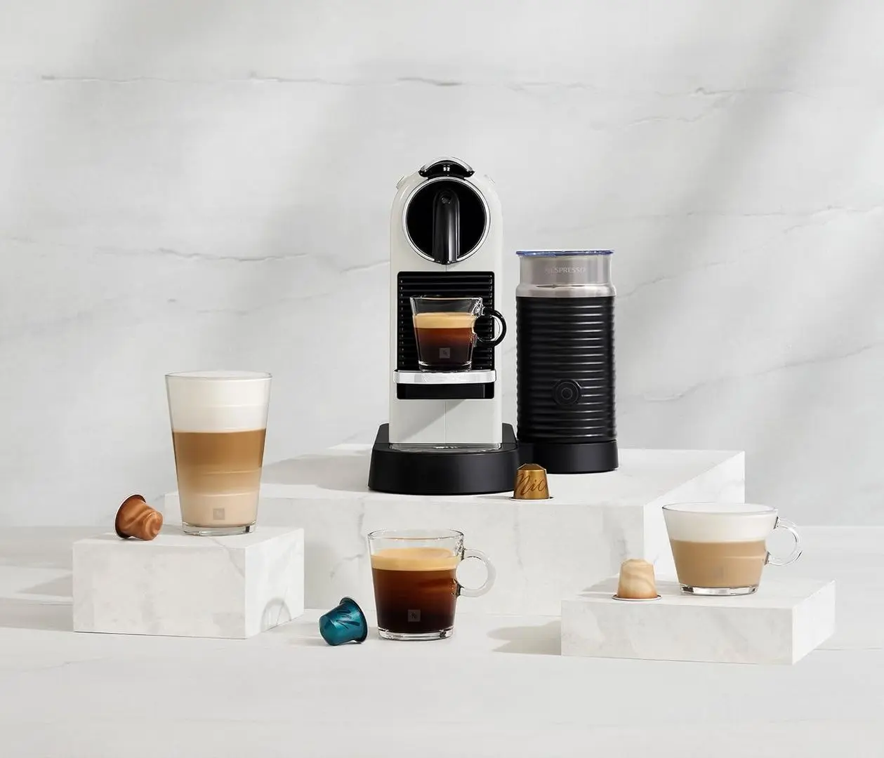 Aparat de cafea DeLonghi EN 267.WAE (White/Black)