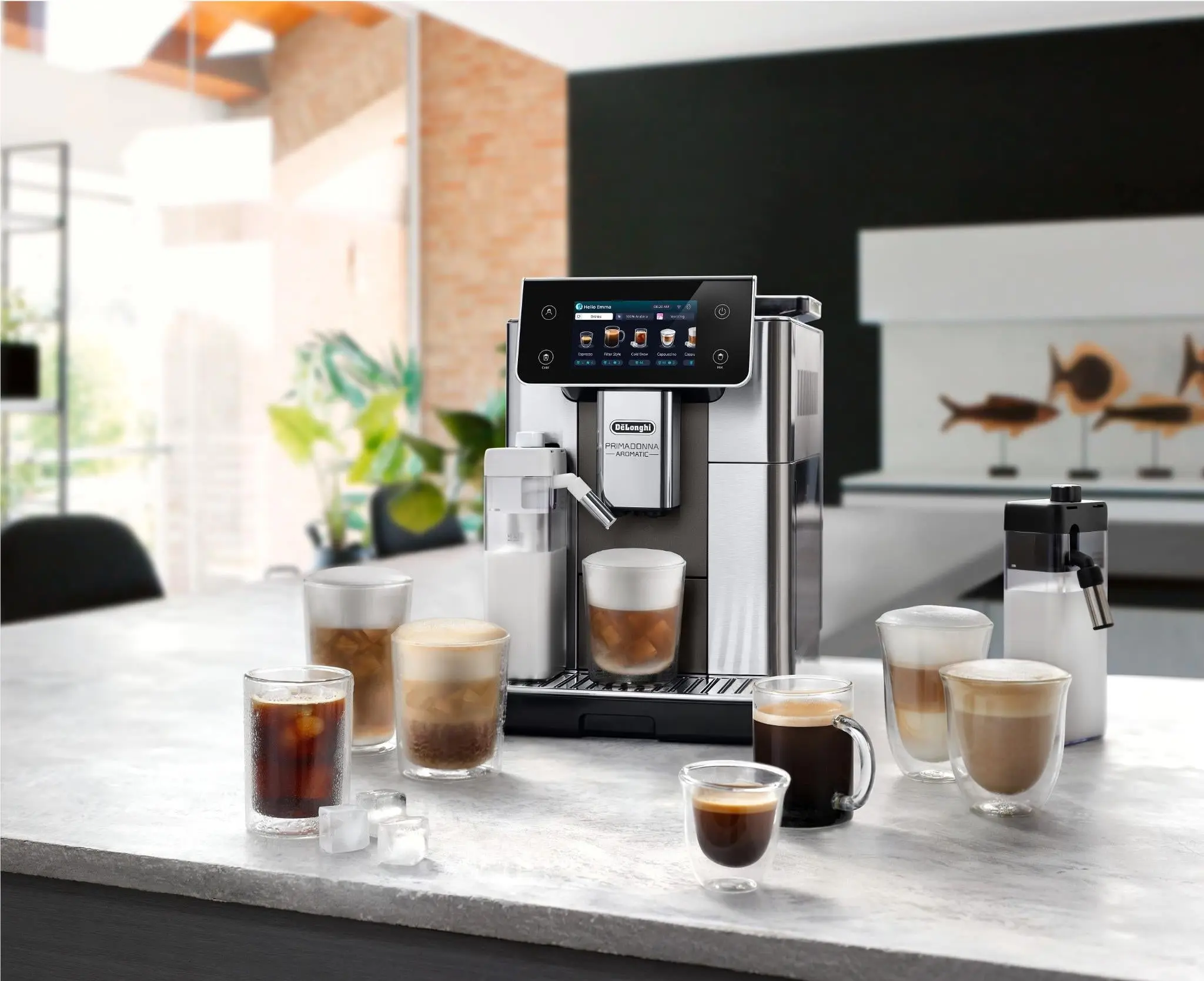 Aparat de cafea DeLonghi PrimaDonna Aromatic ECAM630.75.TSM (Inox)