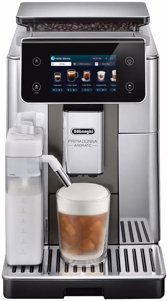 Aparat de cafea DeLonghi PrimaDonna Aromatic ECAM630.75.TSM (Inox)