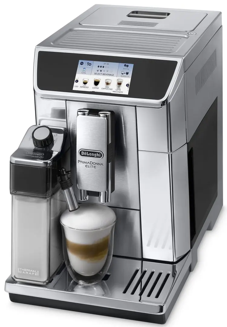 Aparat de cafea DeLonghi PrimaDonna Elite ECAM 650.55.MS (Black/Silver) - 2