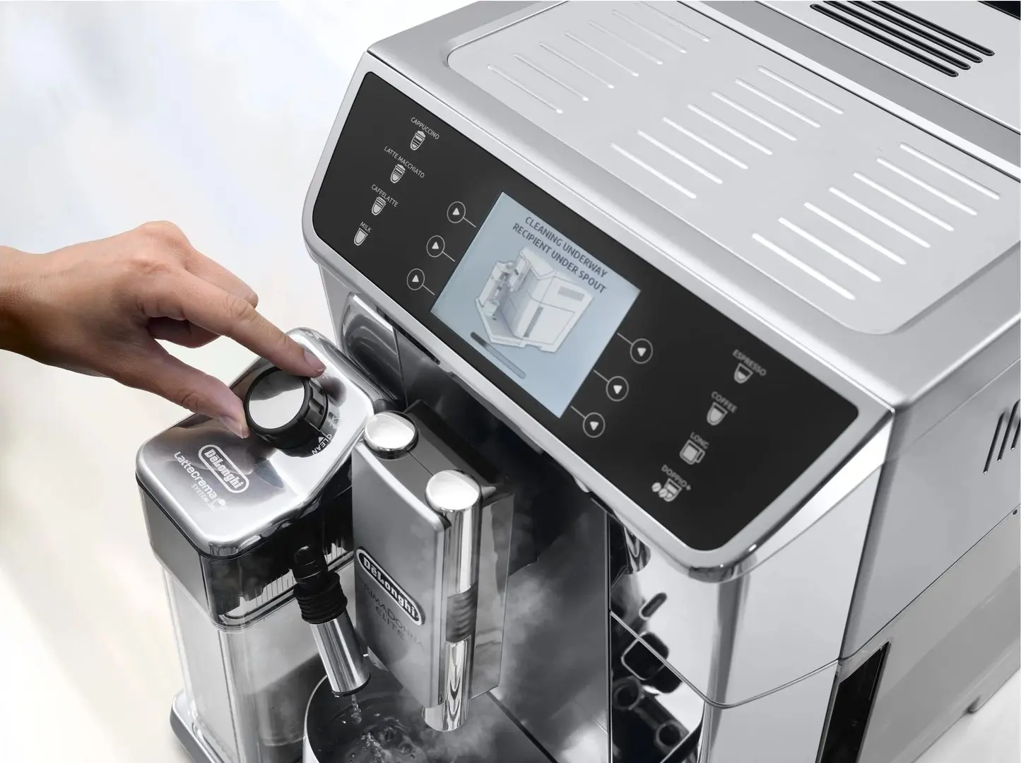 Aparat de cafea DeLonghi PrimaDonna Elite ECAM 650.55.MS (Black/Silver) - 3