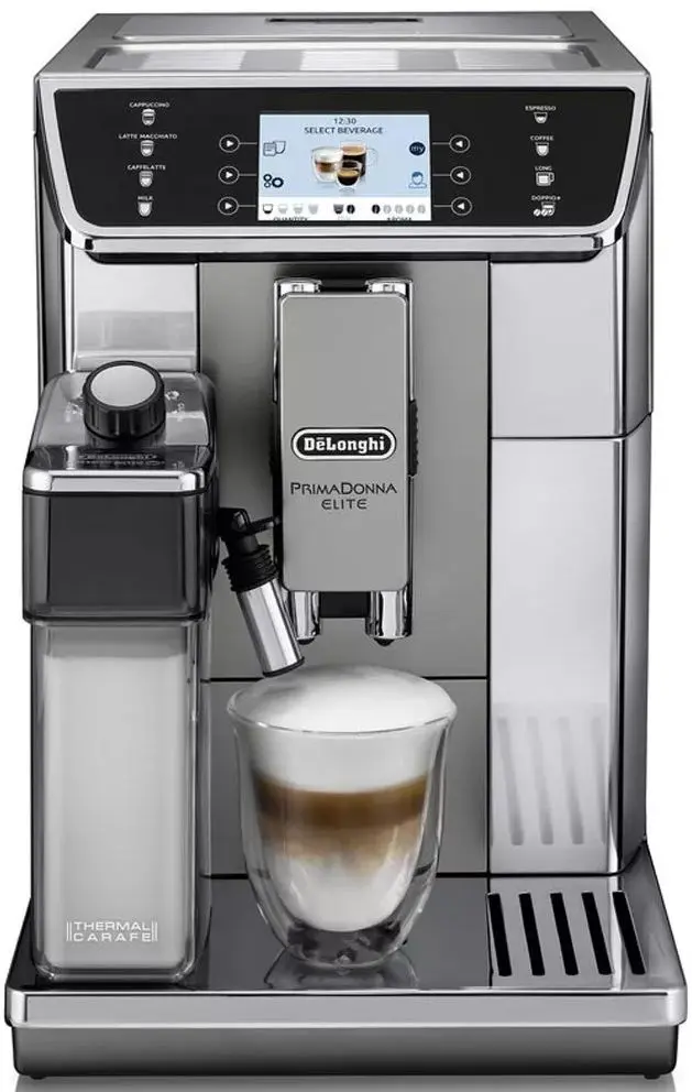 Aparat de cafea DeLonghi PrimaDonna Elite ECAM 650.55.MS (Black/Silver)