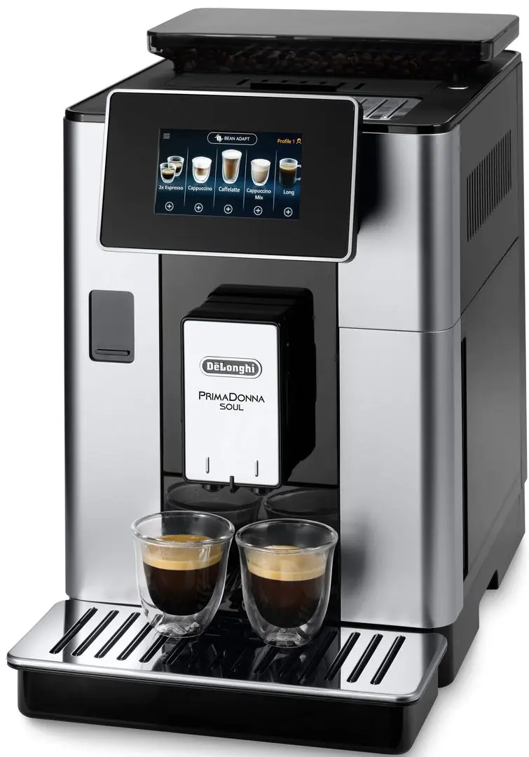 Aparat de cafea DeLonghi PrimaDonna Soul ECAM 610.55.SB (Silver/Black)