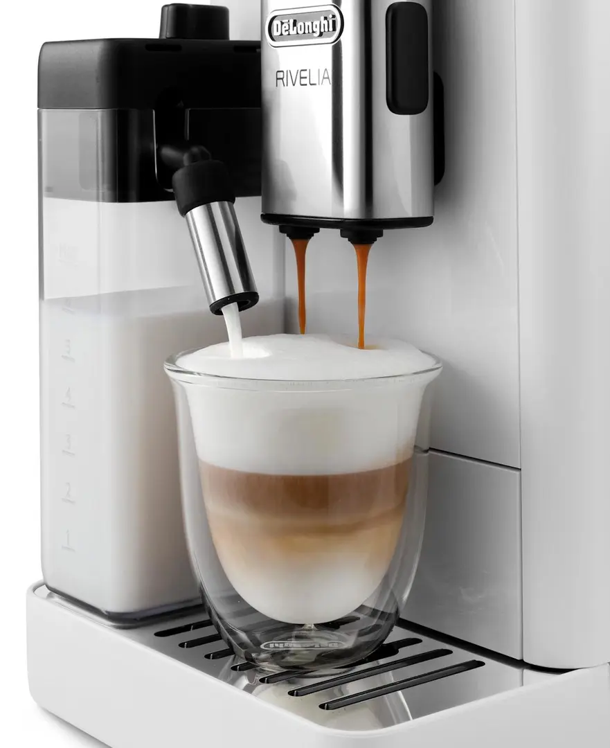 Aparat de cafea DeLonghi Rivelia Perfetto EXAM440.55.W (White)