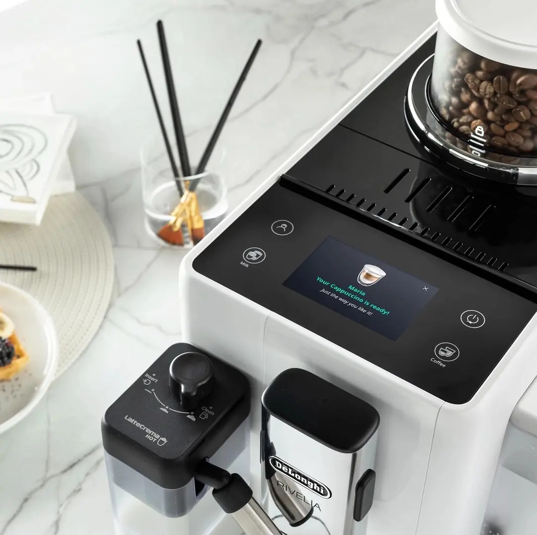 Aparat de cafea DeLonghi Rivelia Perfetto EXAM440.55.W (White)