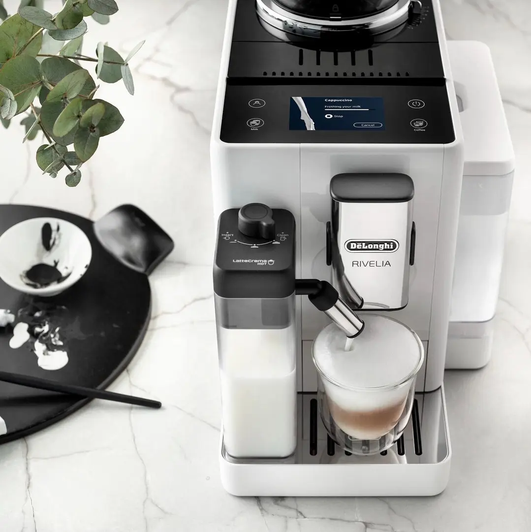 Aparat de cafea DeLonghi Rivelia Perfetto EXAM440.55.W (White)