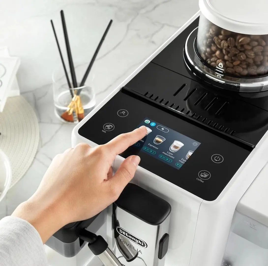 Aparat de cafea DeLonghi Rivelia Perfetto EXAM440.55.W (White)