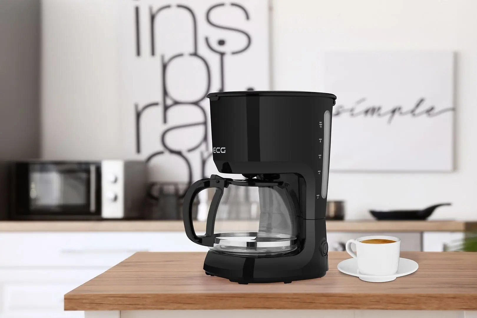 Cafetiera ECG KP 2116 Easy (Black)