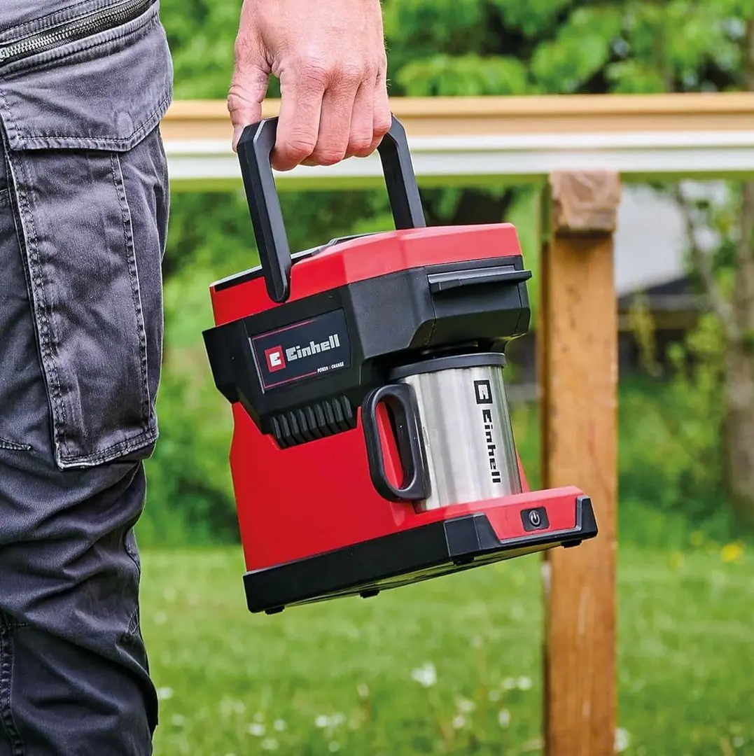 Кофеварка аккумуляторная Einhell TE-CF 18 Li-Solo (Red/Black)