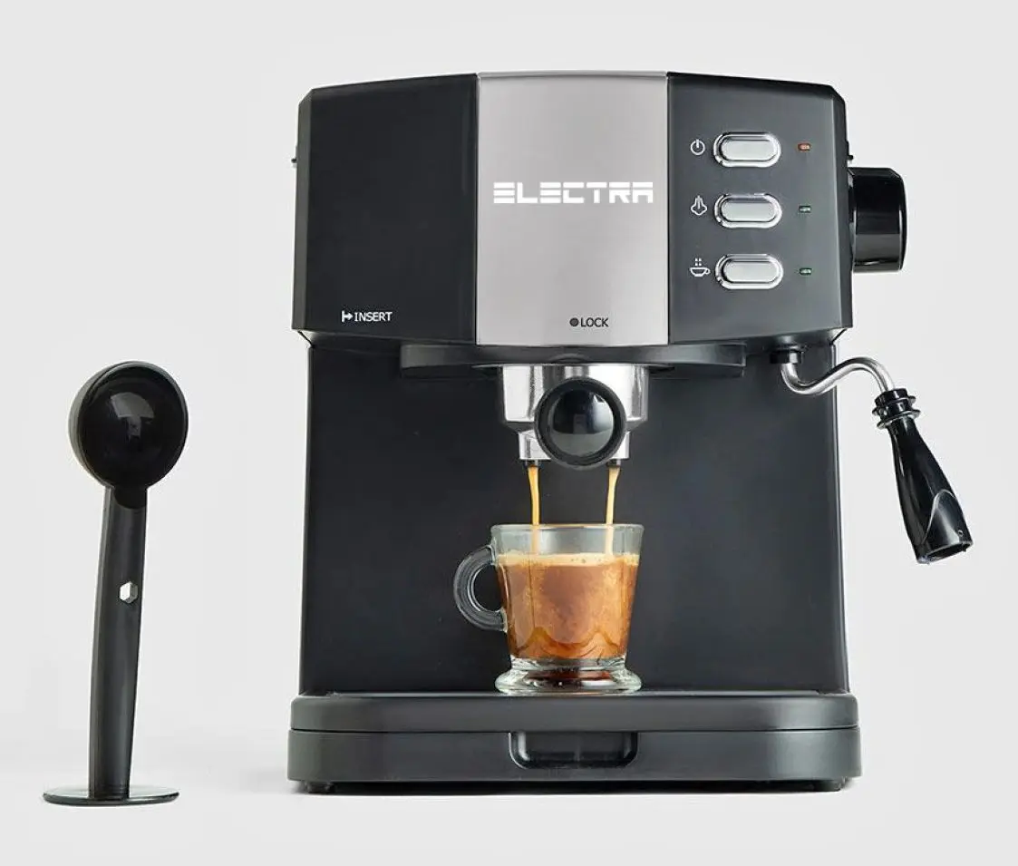 Кофемашина Electra Bella ECM-1313 (Inox/Black) - 3