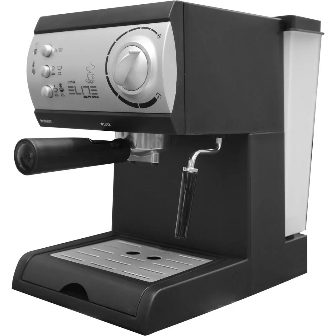 Aparat de cafea Elite JR-655 (Black/Inox)