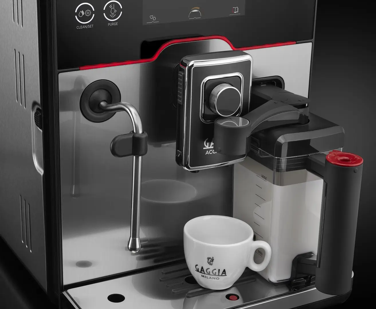 Aparat de cafea Gaggia Accademia RI9782/01 (Inox/Black)