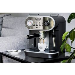 Кофемашина Gaggia Carezza Deluxe RI8525/01 (Black/Gray) Thumb