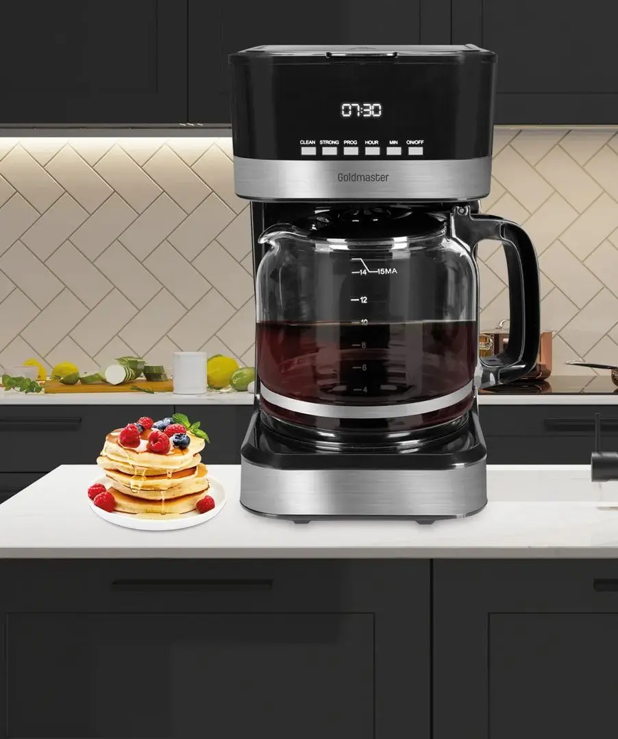 Кофеварка Goldmaster Hazz GM-7357 (Black/Inox)