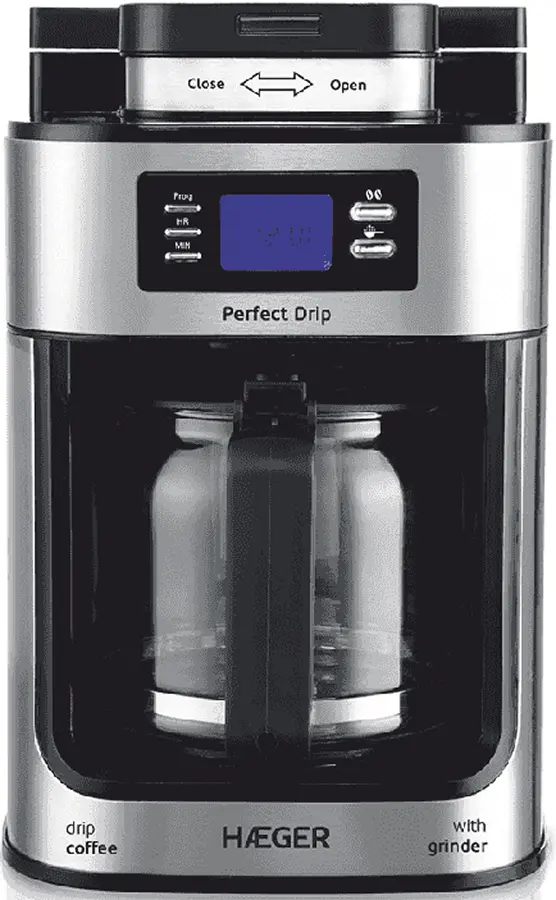 Aparat de cafea Haeger Perfect Drip CM-10B.010A (Inox/Black)