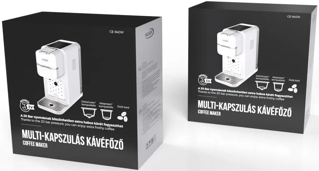 Кофемашина Hauser CE-940 (White)