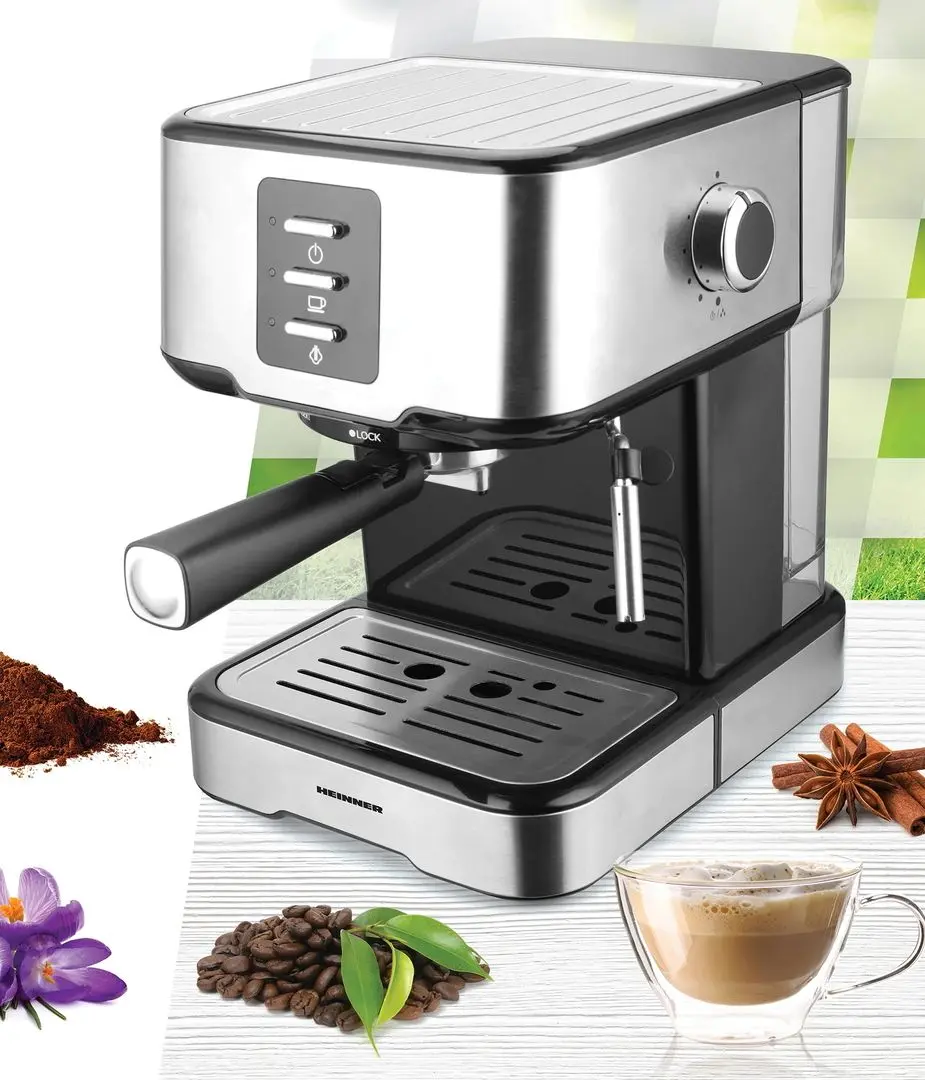 Aparat de cafea Heinner Brassilo HEM-850IXBK (Black/Inox) - 2