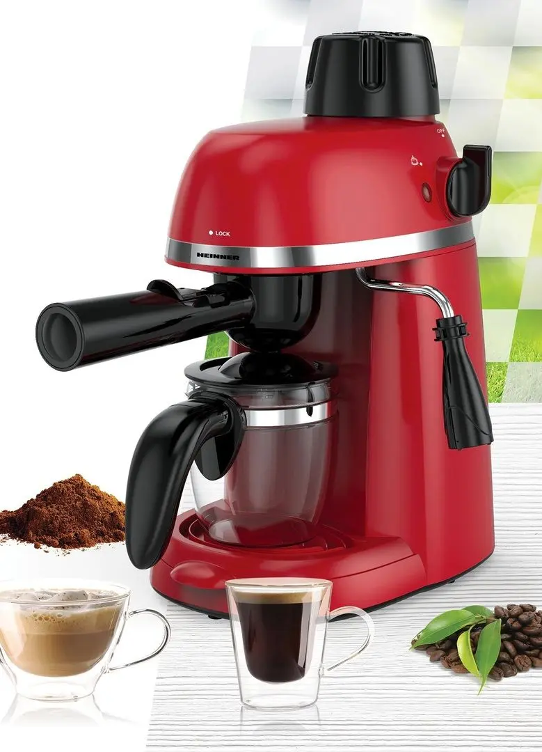 Aparat de cafea Heinner Kopy HEM-350RD (Red)
